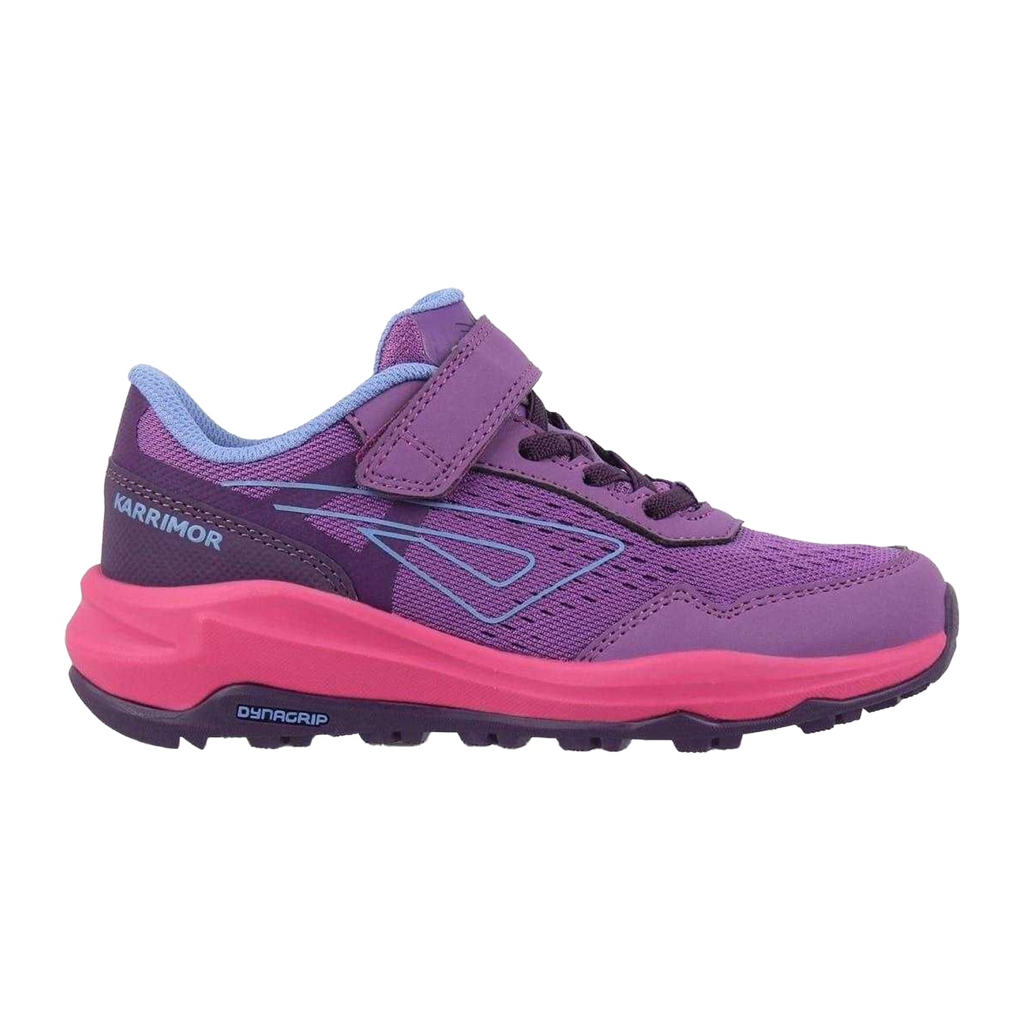 Purple-Pink - Front - Karrimor Girls Tempo Trail Trainers