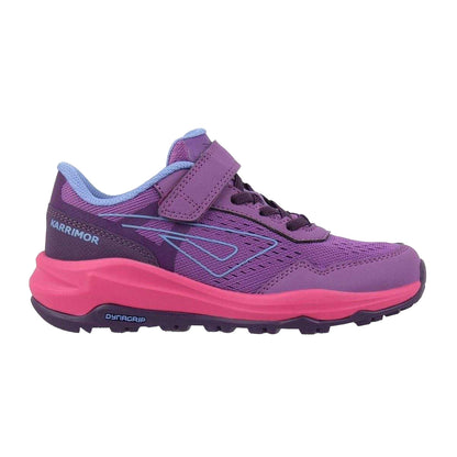 Purple-Pink - Front - Karrimor Girls Tempo Trail Trainers