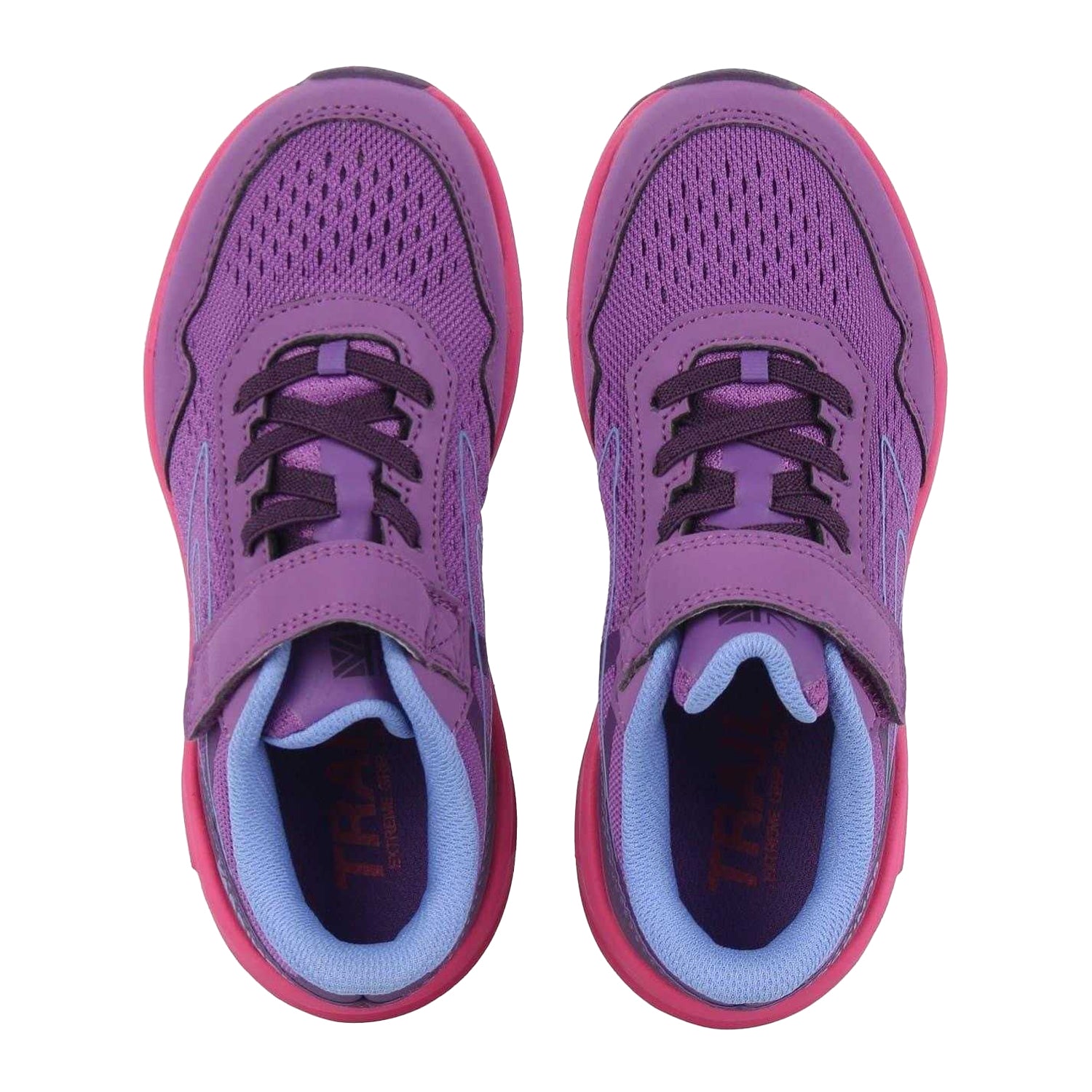 Purple-Pink - Side - Karrimor Girls Tempo Trail Trainers