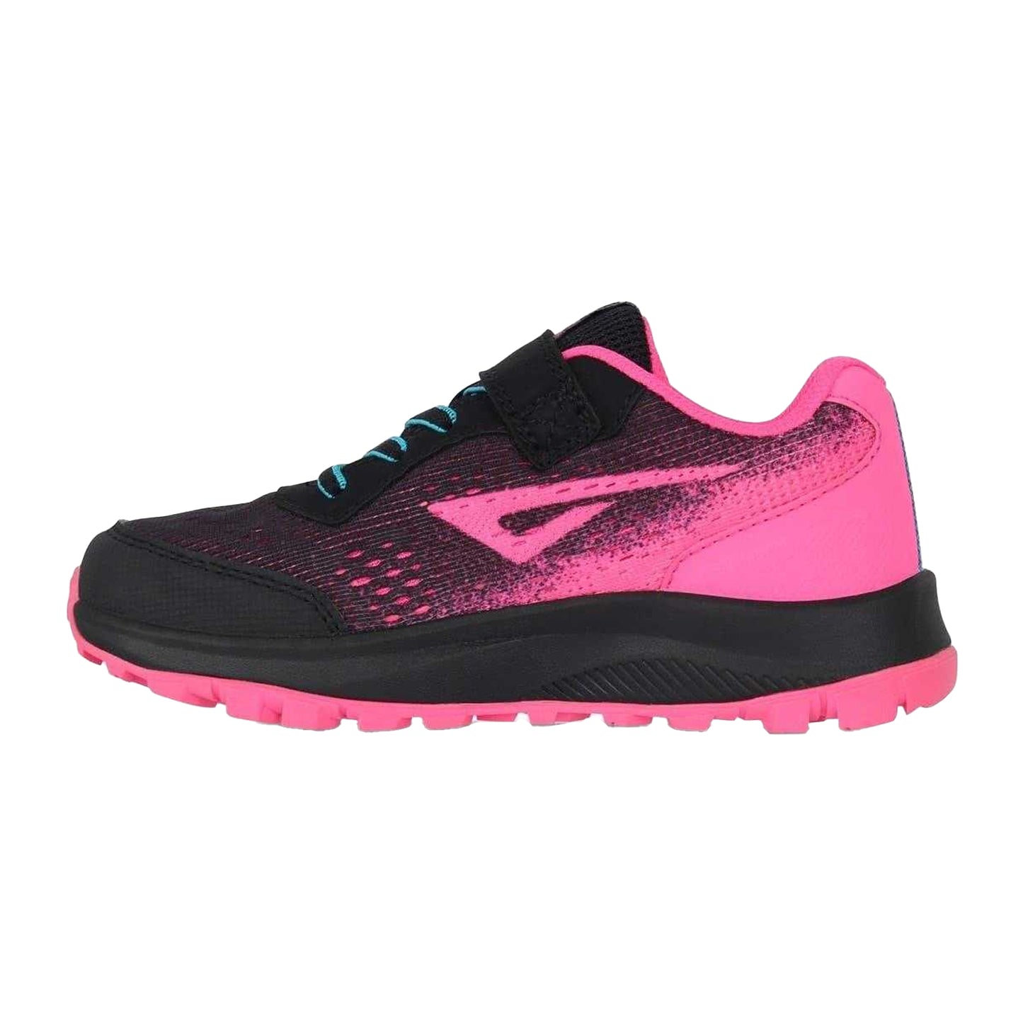 Black-Pink - Side - Karrimor Girls Tempo Trail Trainers