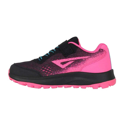 Black-Pink - Side - Karrimor Girls Tempo Trail Trainers