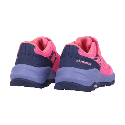 Pink-Navy - Back - Karrimor Girls Tempo Trail Trainers