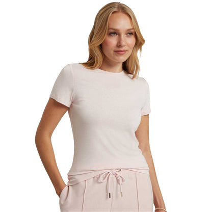 Pink - Lifestyle - Ted Baker Womens-Ladies Plain Lightweight Fitted T-Shirt