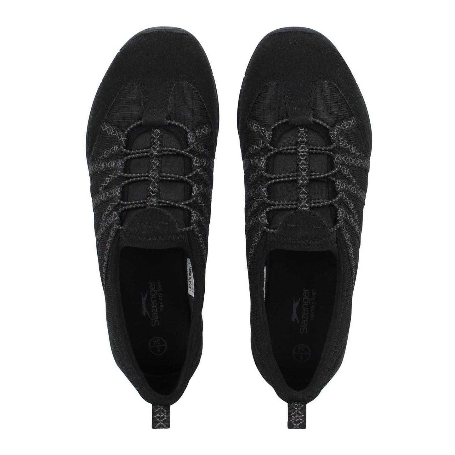 Black - Lifestyle - Slazenger Womens-Ladies Verve Trainers