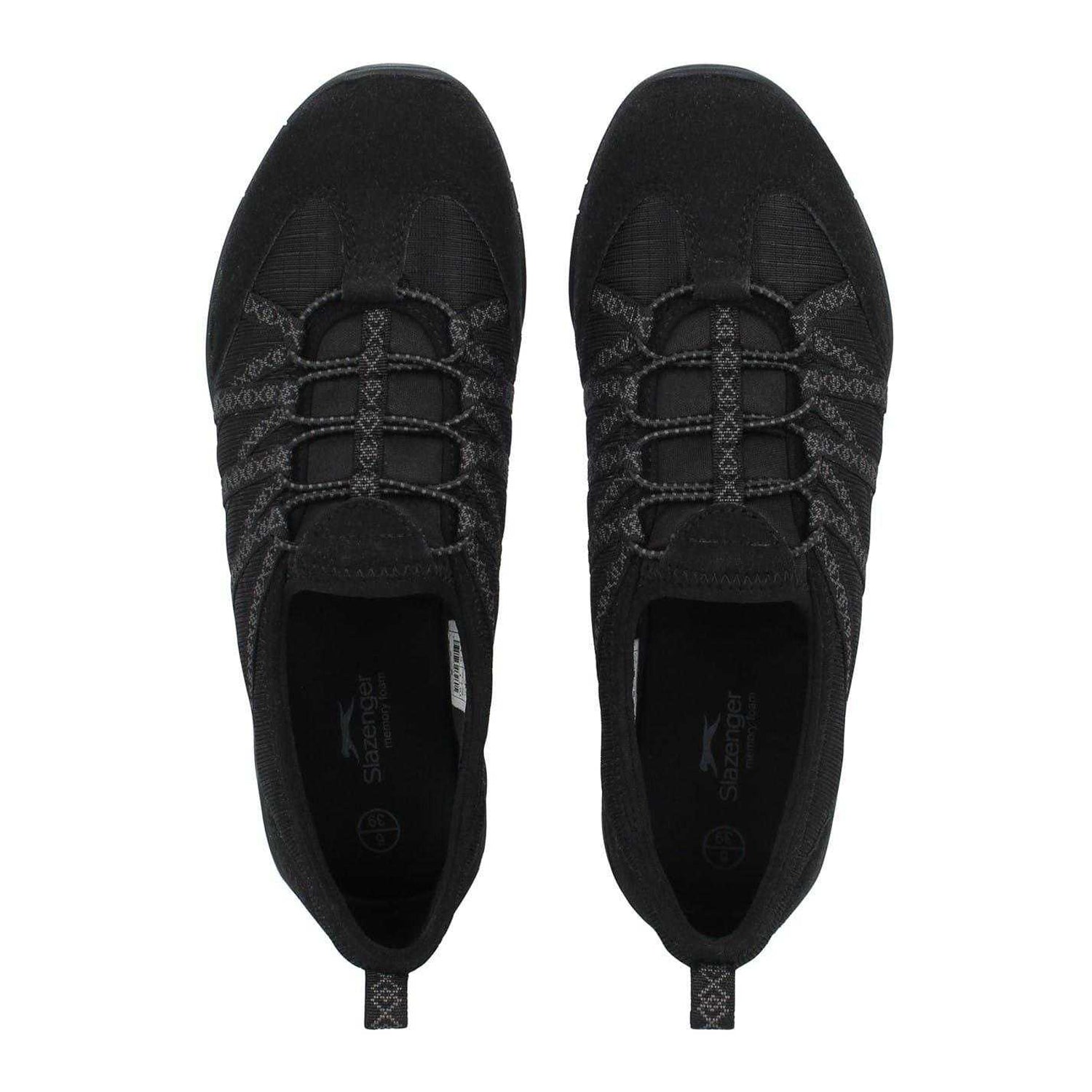 Black - Lifestyle - Slazenger Womens-Ladies Verve Trainers