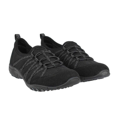 Black - Pack Shot - Slazenger Womens-Ladies Verve Trainers