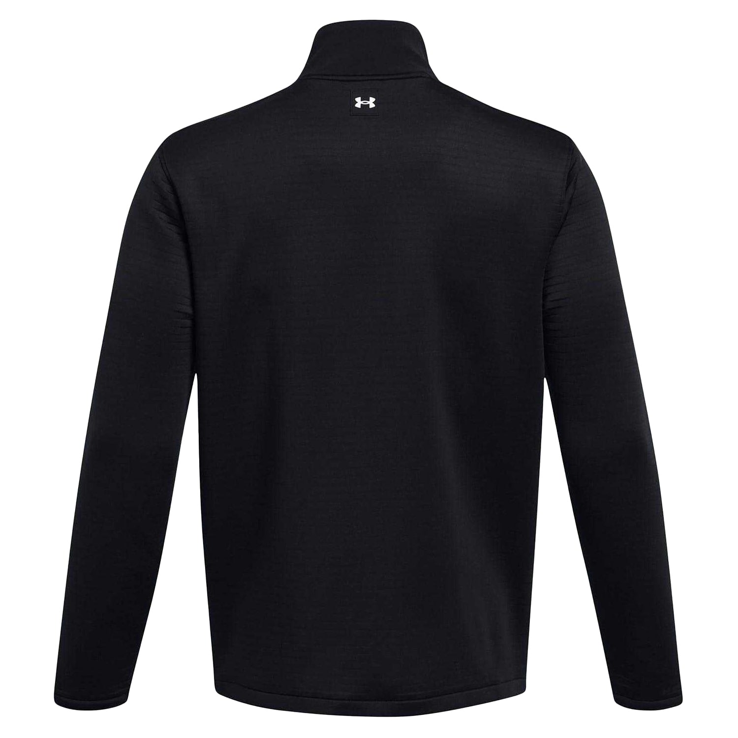 Black - Back - Under Armour Mens Daytona Zip Neck Sweatshirt