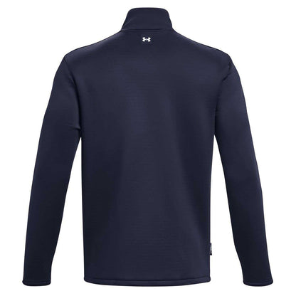 Blue - Back - Under Armour Mens Daytona Zip Neck Sweatshirt