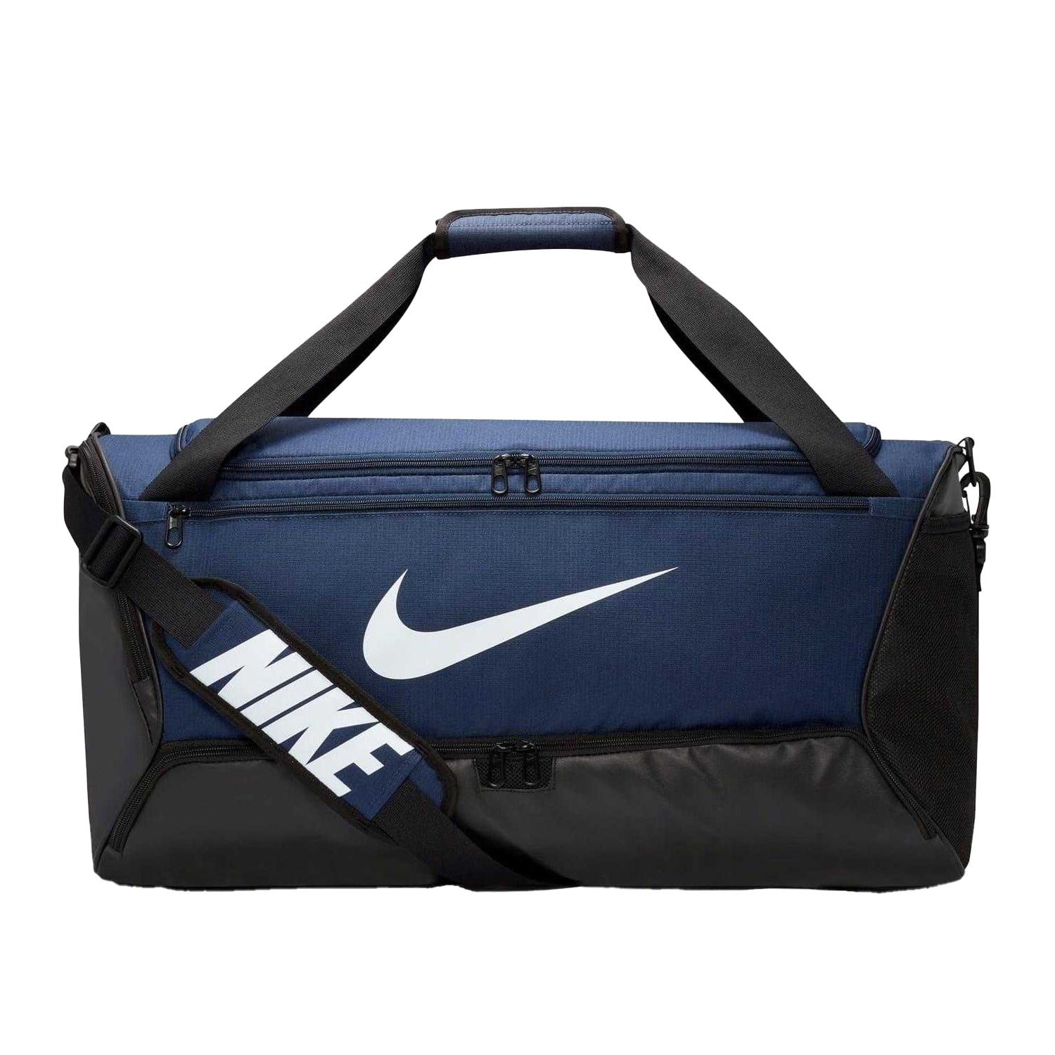 Navy Blue-White - Front - Nike Brasilia Holdall