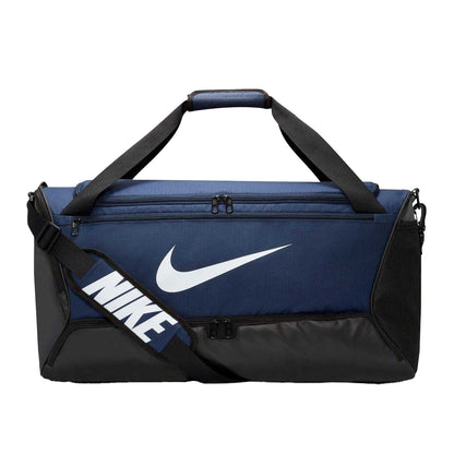Navy Blue-White - Front - Nike Brasilia Holdall