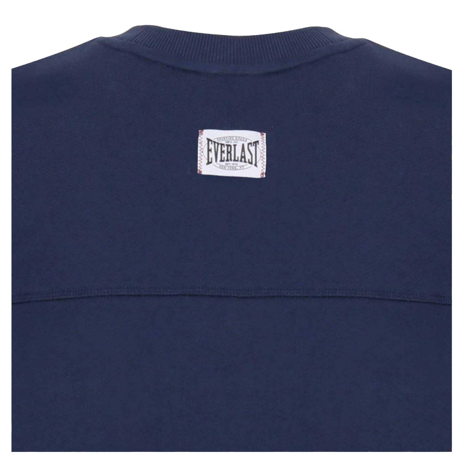 Navy - Side - Everlast Mens Ribbed Oversized Sleeveless Sweatshirt