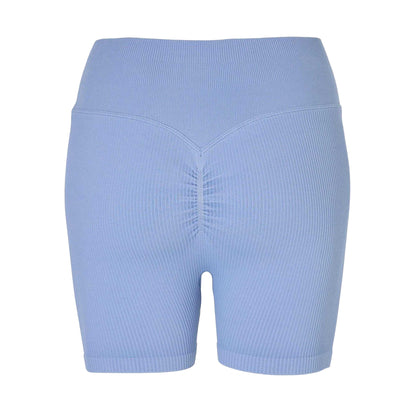 Dusk - Back - USA Pro Womens-Ladies Sorunch Ruched High Waist Workout Shorts