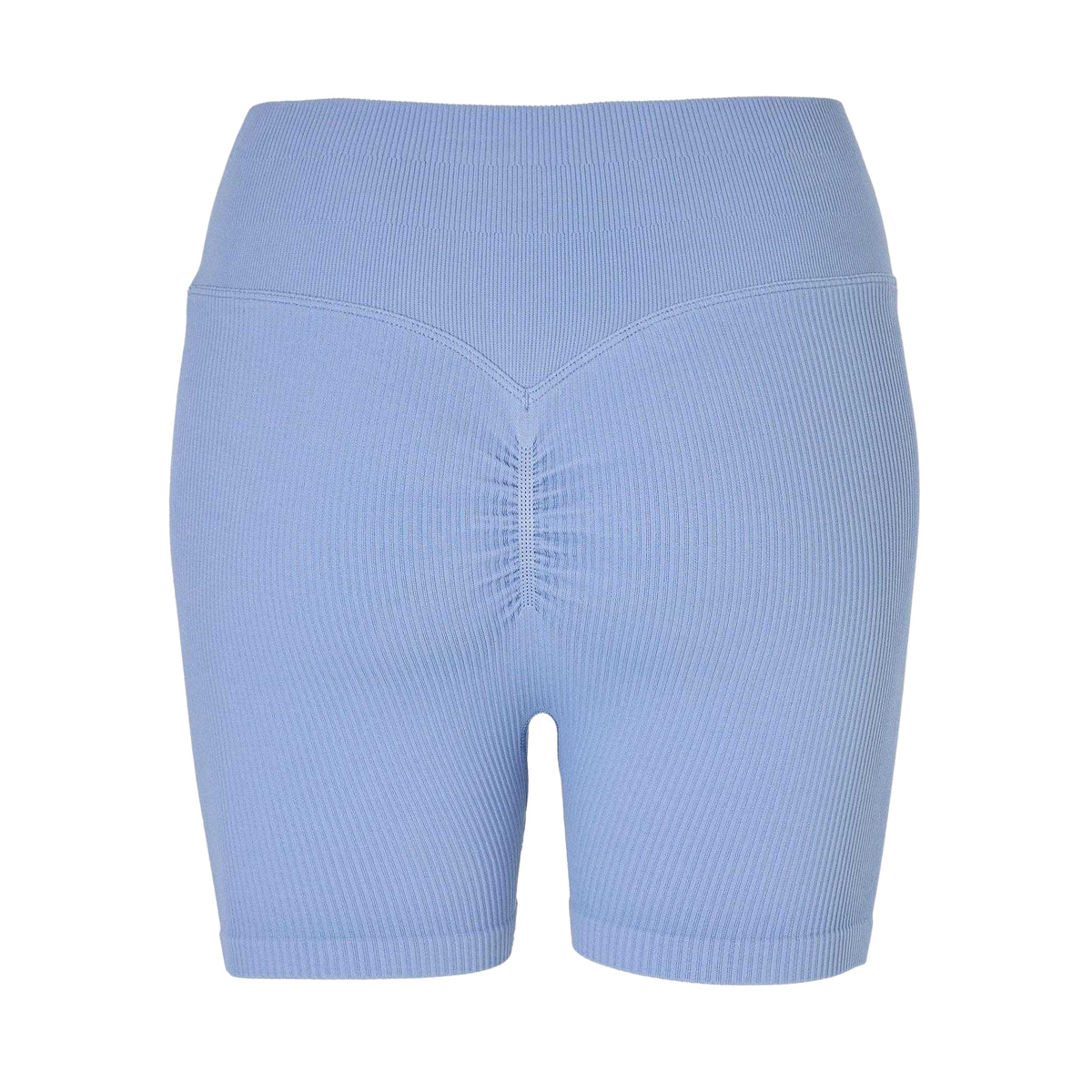 Dusk - Back - USA Pro Womens-Ladies Sorunch Ruched High Waist Workout Shorts
