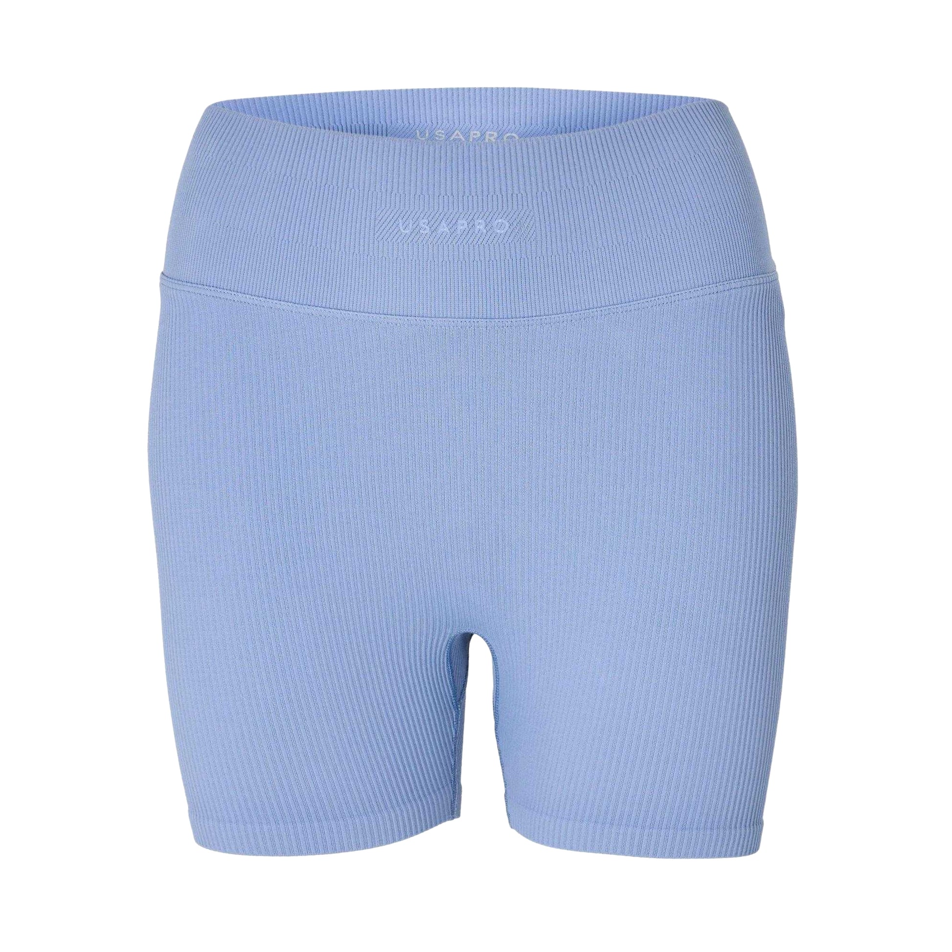 Dusk - Front - USA Pro Womens-Ladies Sorunch Ruched High Waist Workout Shorts