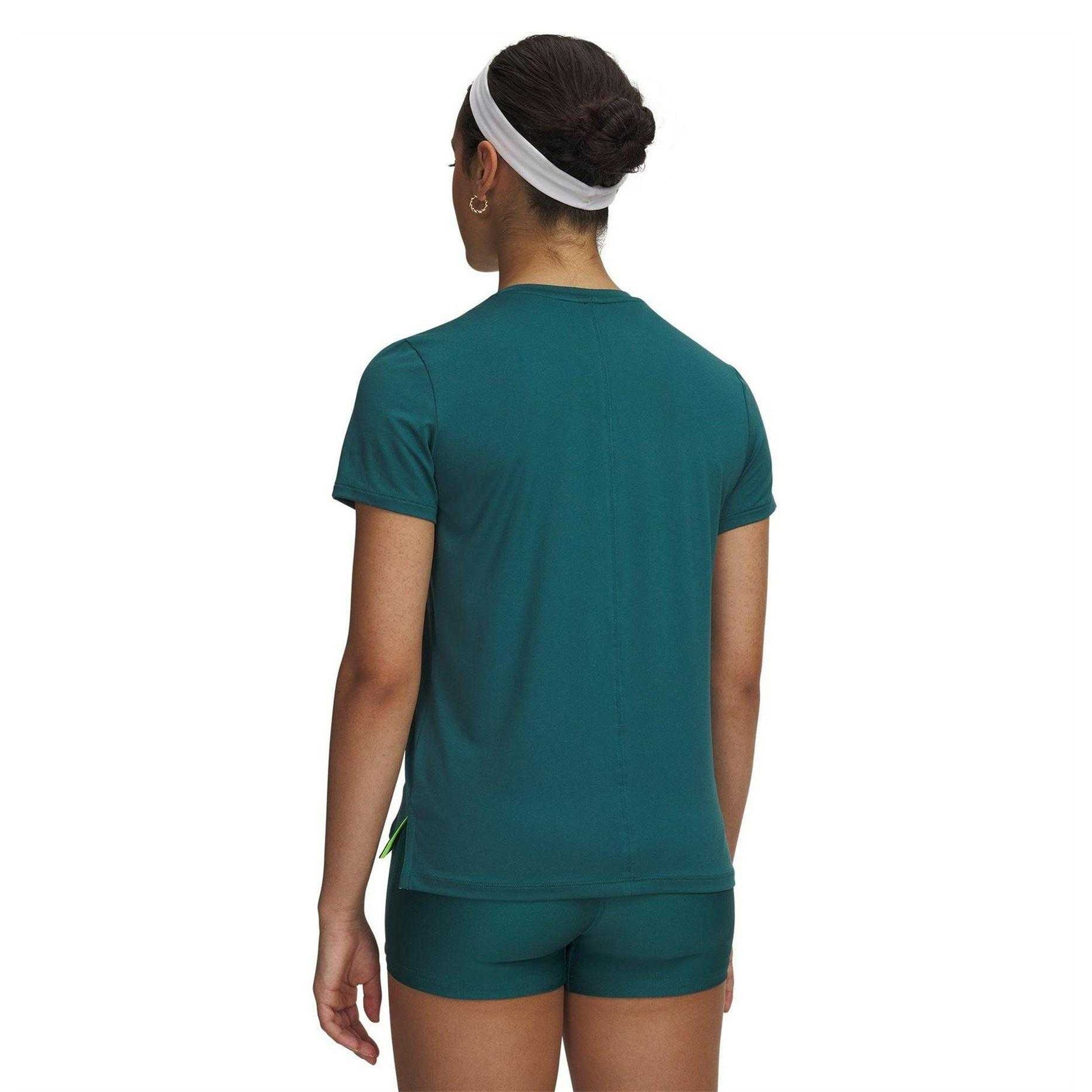 Green - Back - Under Armour Womens-Ladies Vanish Logo T-Shirt