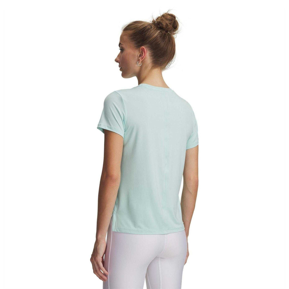 Mint-White - Back - Under Armour Womens-Ladies Vanish Logo T-Shirt