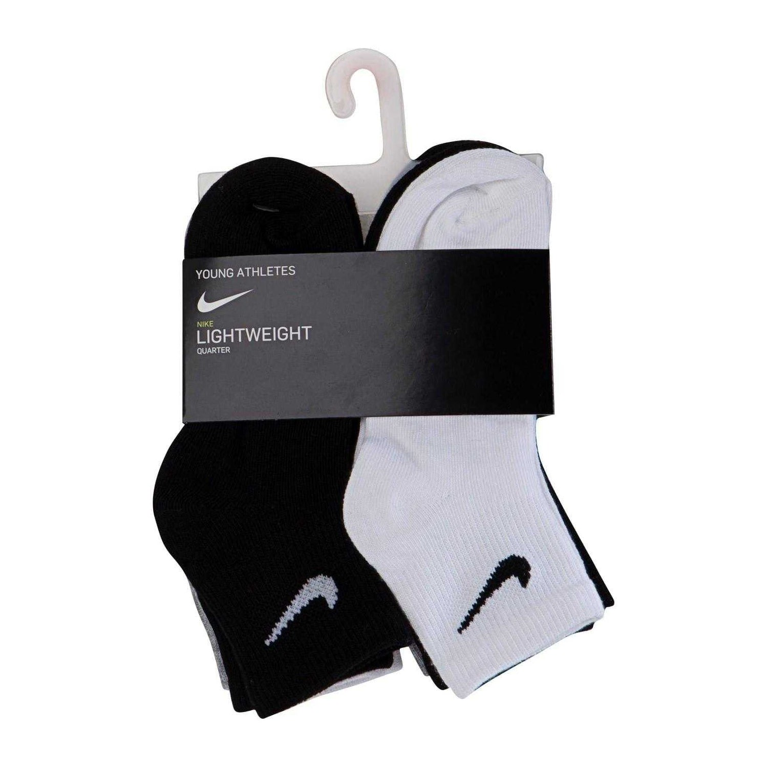 Multicoloured - Back - Nike Childrens-Kids Logo Ankle Socks (Pack of 6)