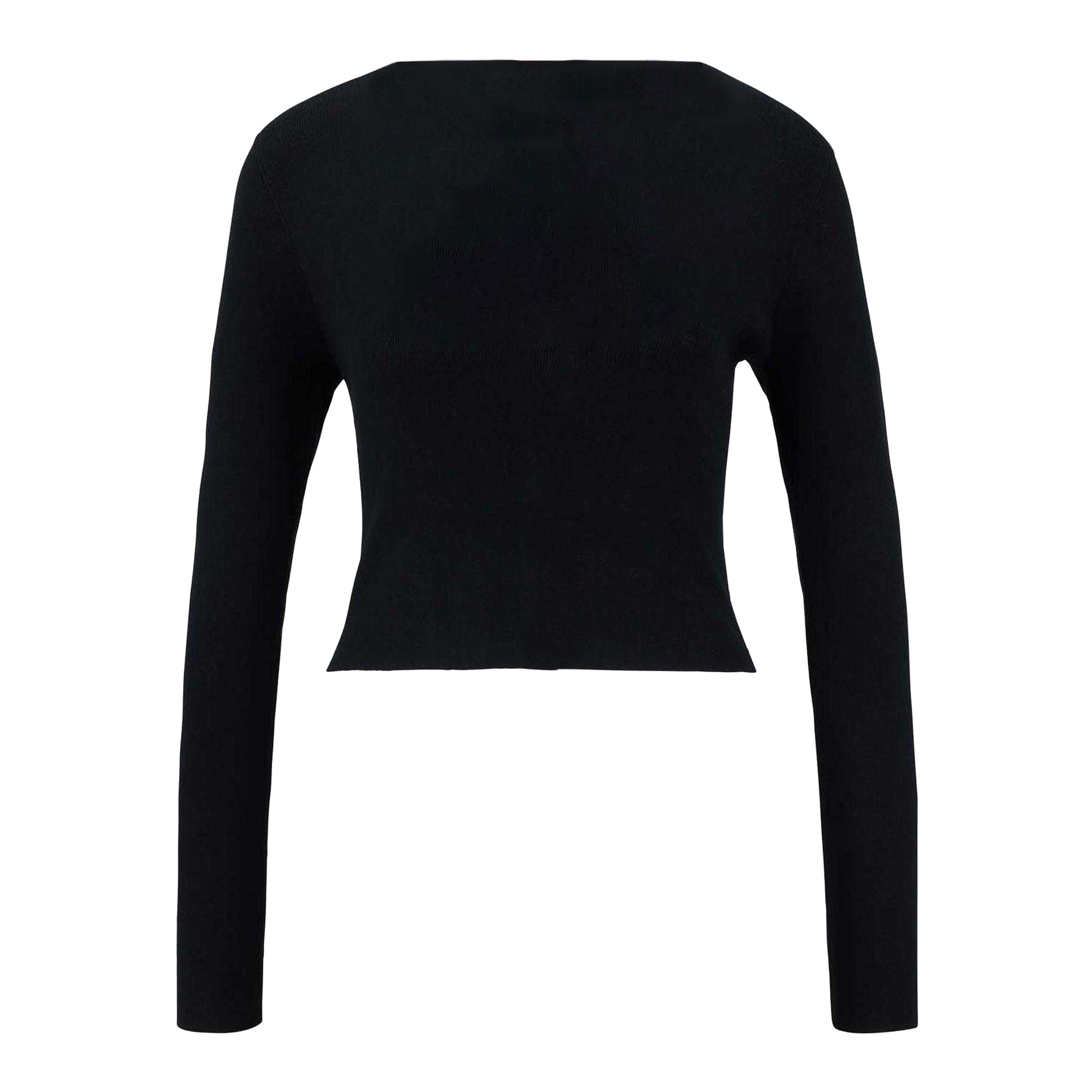 Black - Back - Hugo Womens-Ladies Sanderin Rib Knit Cardigan