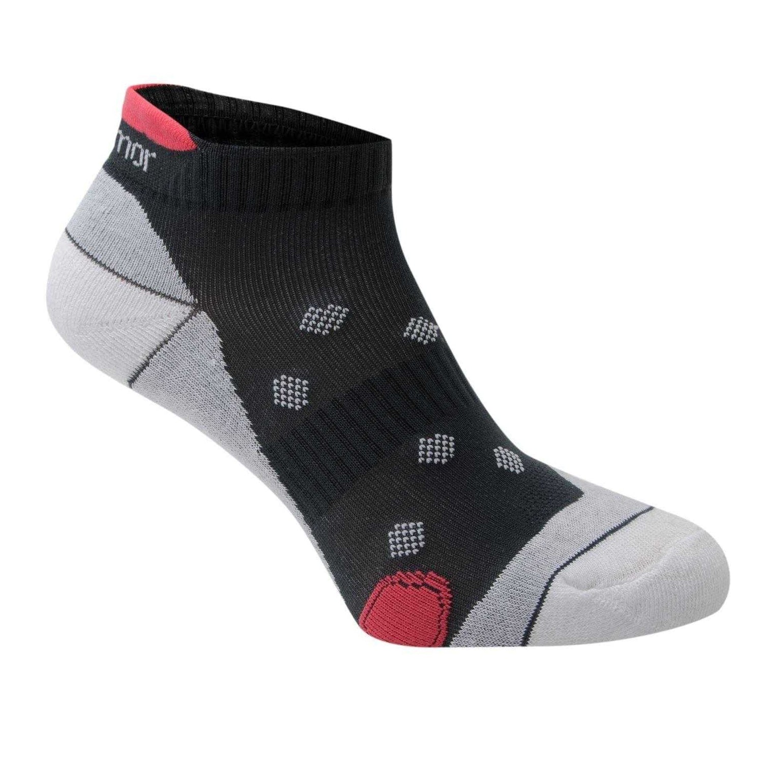 Mid Grey - Back - Karrimor Womens-Ladies Cushioned Ankle Socks (Pack of 2)