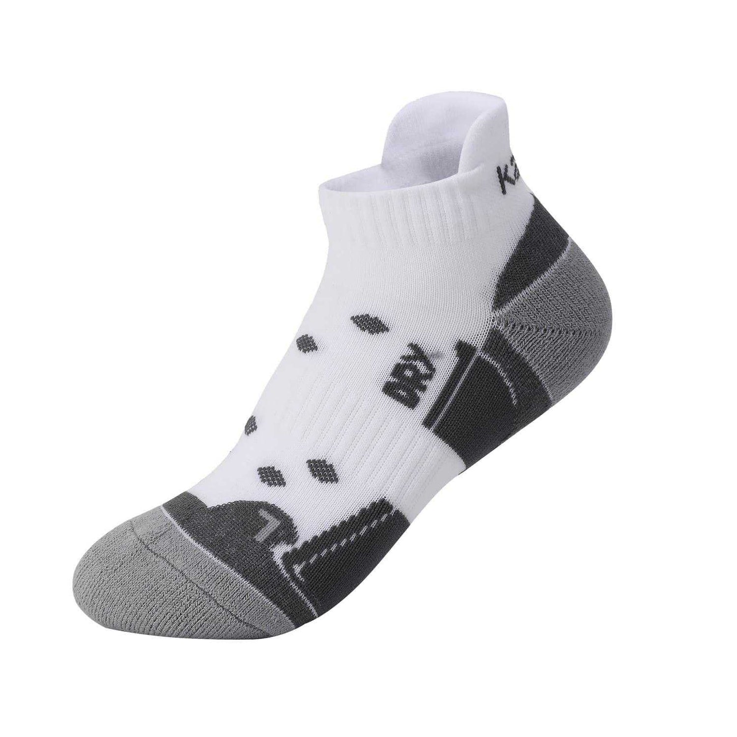 White-Grey-White - Side - Karrimor Womens-Ladies Cushioned Ankle Socks (Pack of 2)