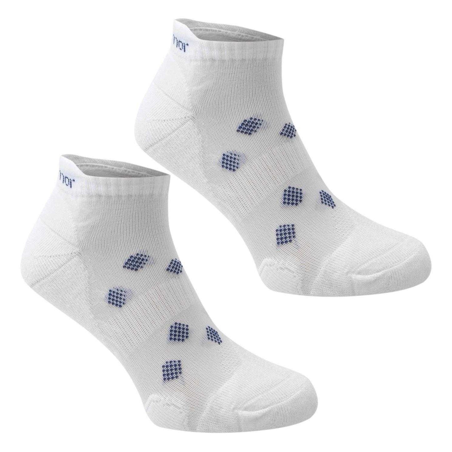 White - Front - Karrimor Womens-Ladies Cushioned Ankle Socks (Pack of 2)