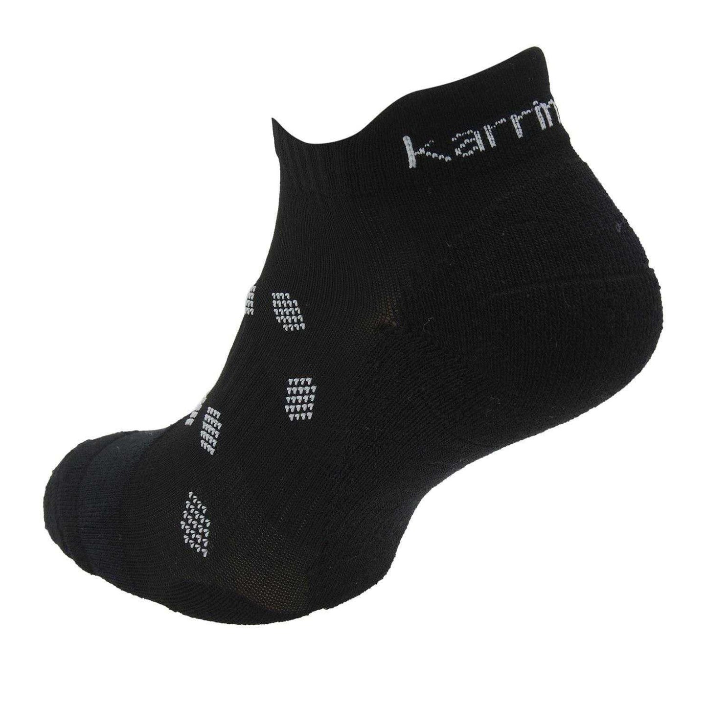 Black - Back - Karrimor Womens-Ladies Cushioned Ankle Socks (Pack of 2)