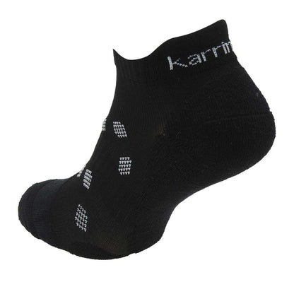 Black - Back - Karrimor Womens-Ladies Cushioned Ankle Socks (Pack of 2)