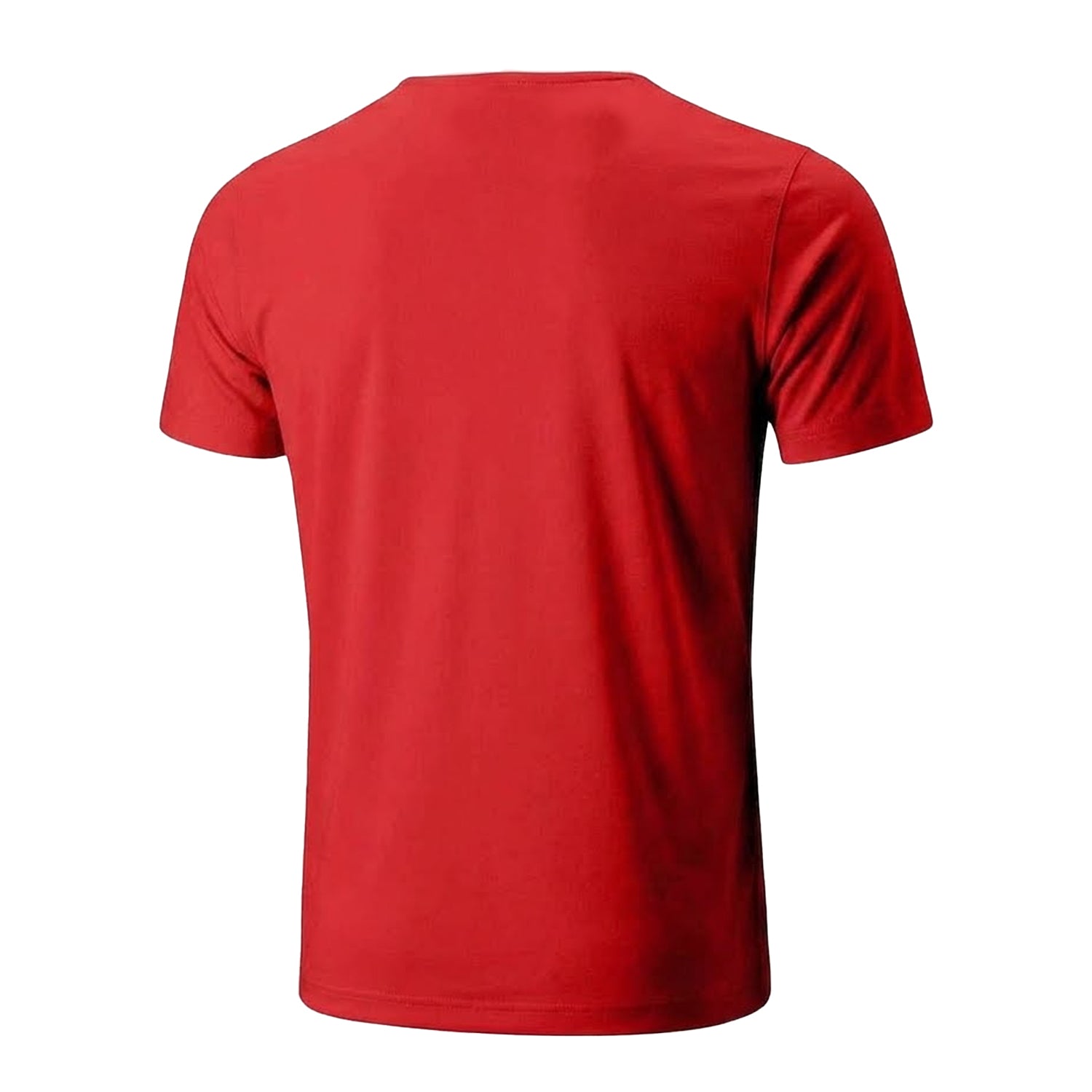 Red - Back - Mizuno Mens Authentic Logo Training Rugby Shirt