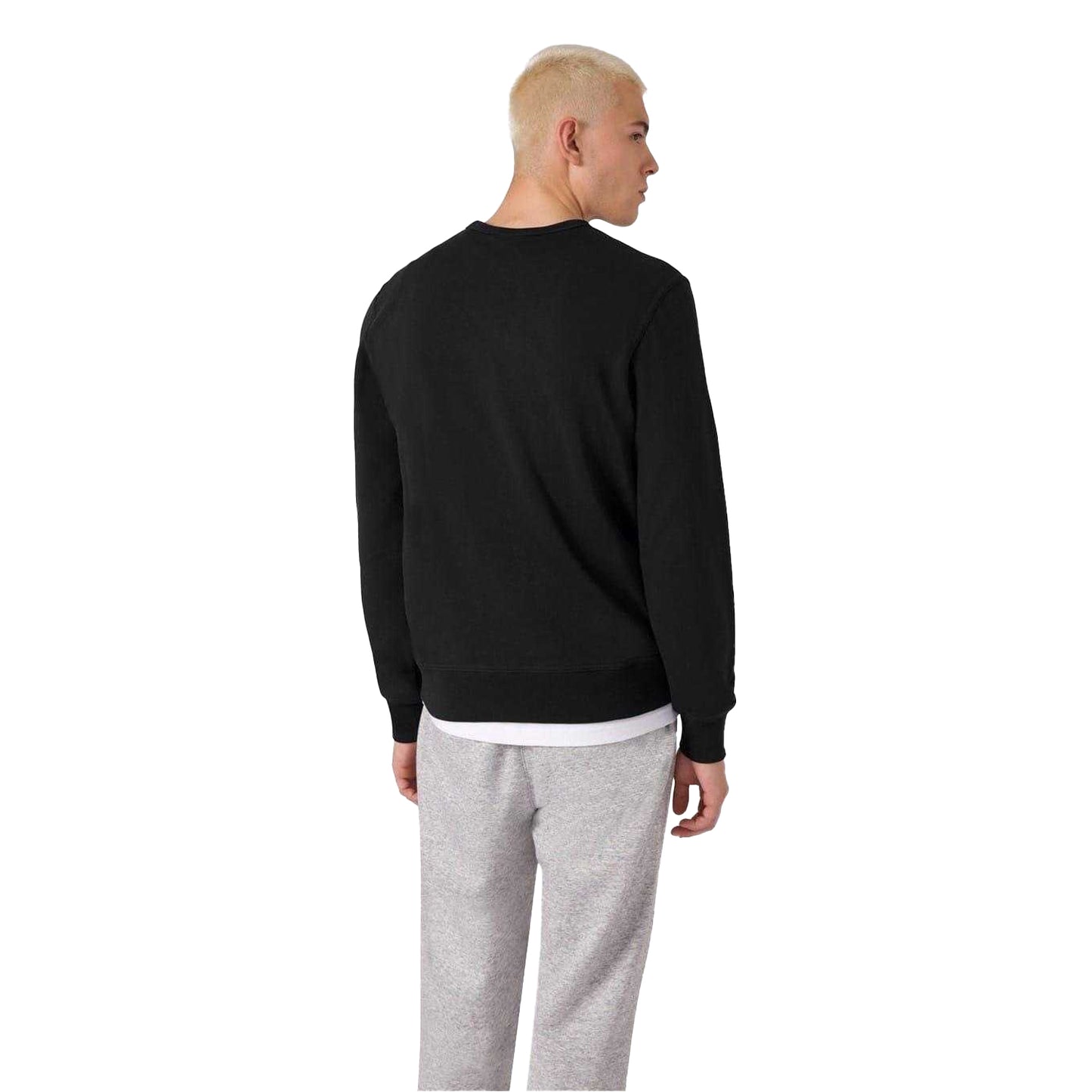 Black - Back - Champion Mens Icons Fleece Sweatshirt