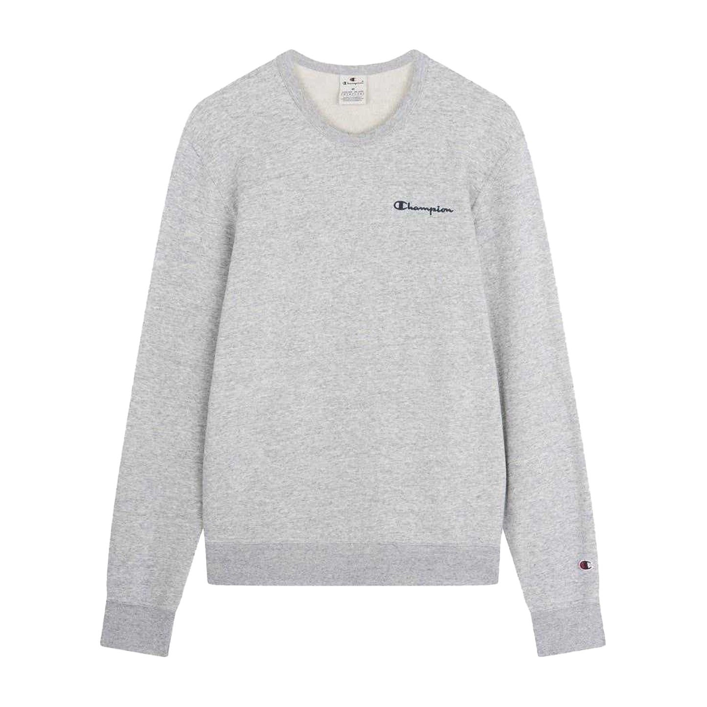 Grey - Front - Champion Mens Icons Fleece Sweatshirt