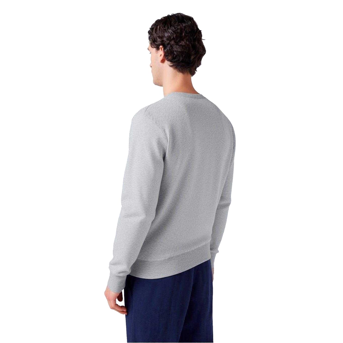 Grey - Back - Champion Mens Icons Fleece Sweatshirt