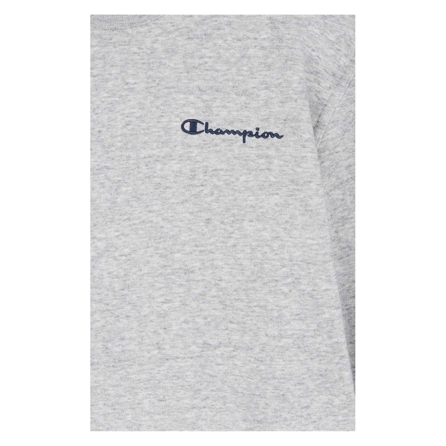 Grey - Side - Champion Mens Icons Fleece Sweatshirt