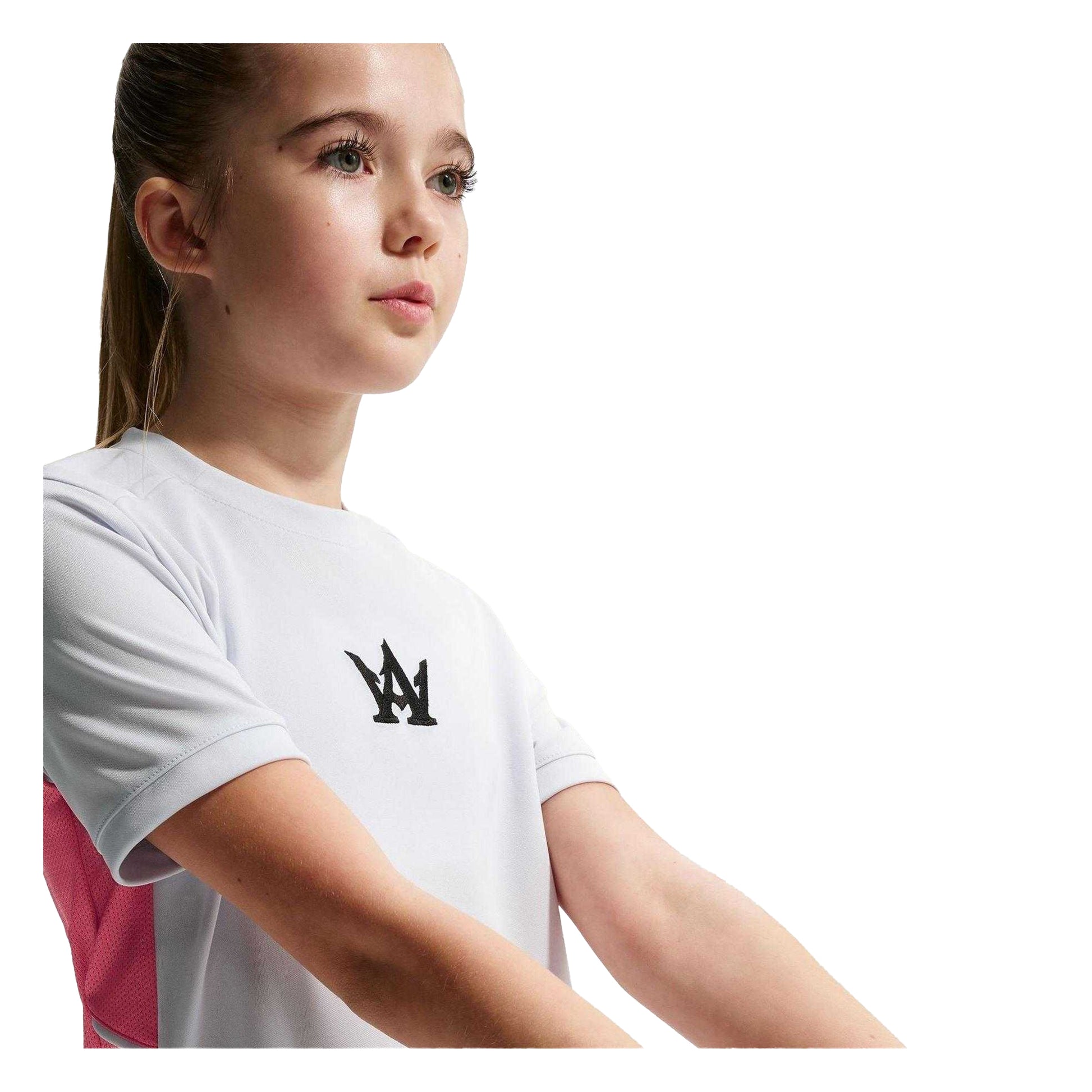 Platinum - Pack Shot - Nike Childrens-Kids Alexiap Logo Performance T-Shirt