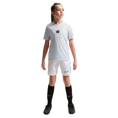 Platinum - Front - Nike Childrens-Kids Alexiap Logo Performance T-Shirt