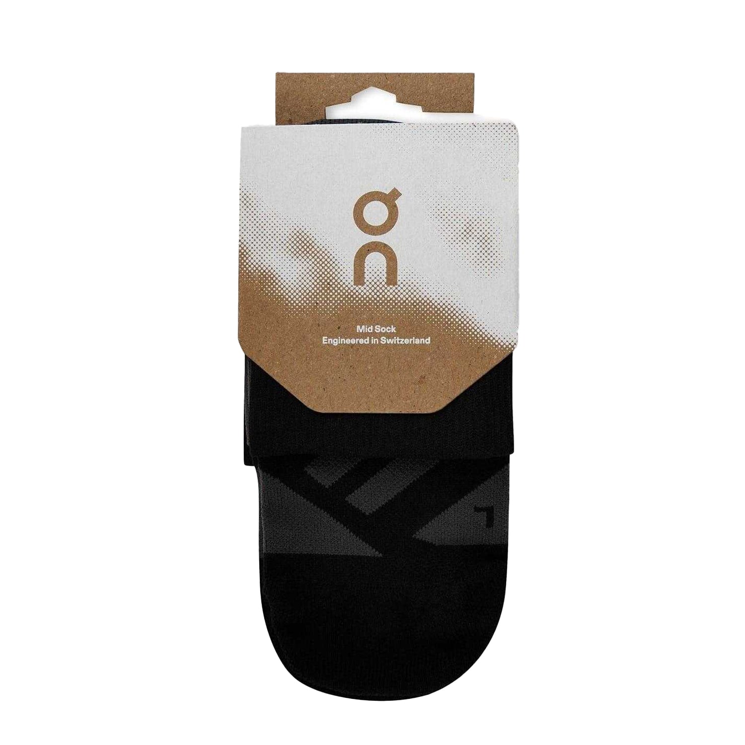 Black-Shadow - Back - On Running Womens-Ladies Socks