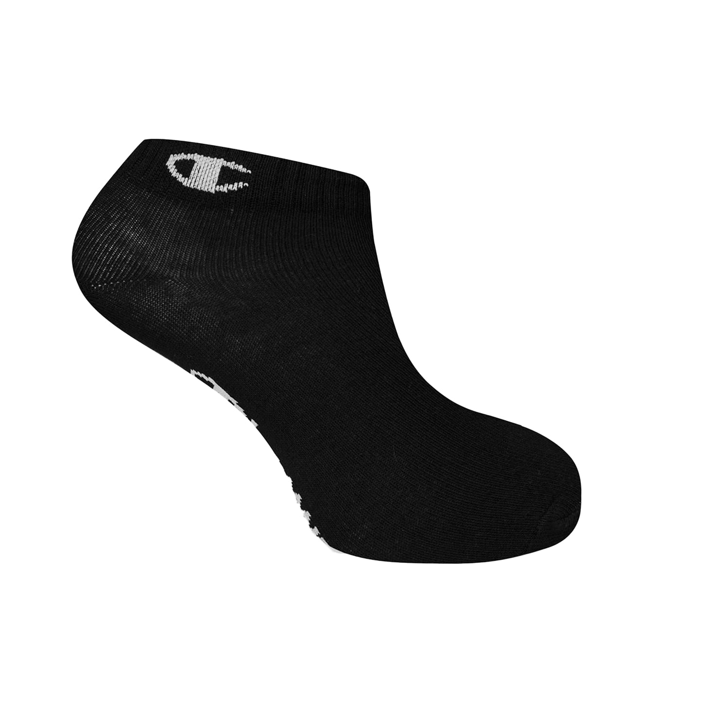Black - Back - Champion Childrens-Kids Ankle Socks (Pack of 3)