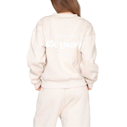 Summer Sand - Pack Shot - Rose London Womens-Ladies Authentic Logo Sweatshirt