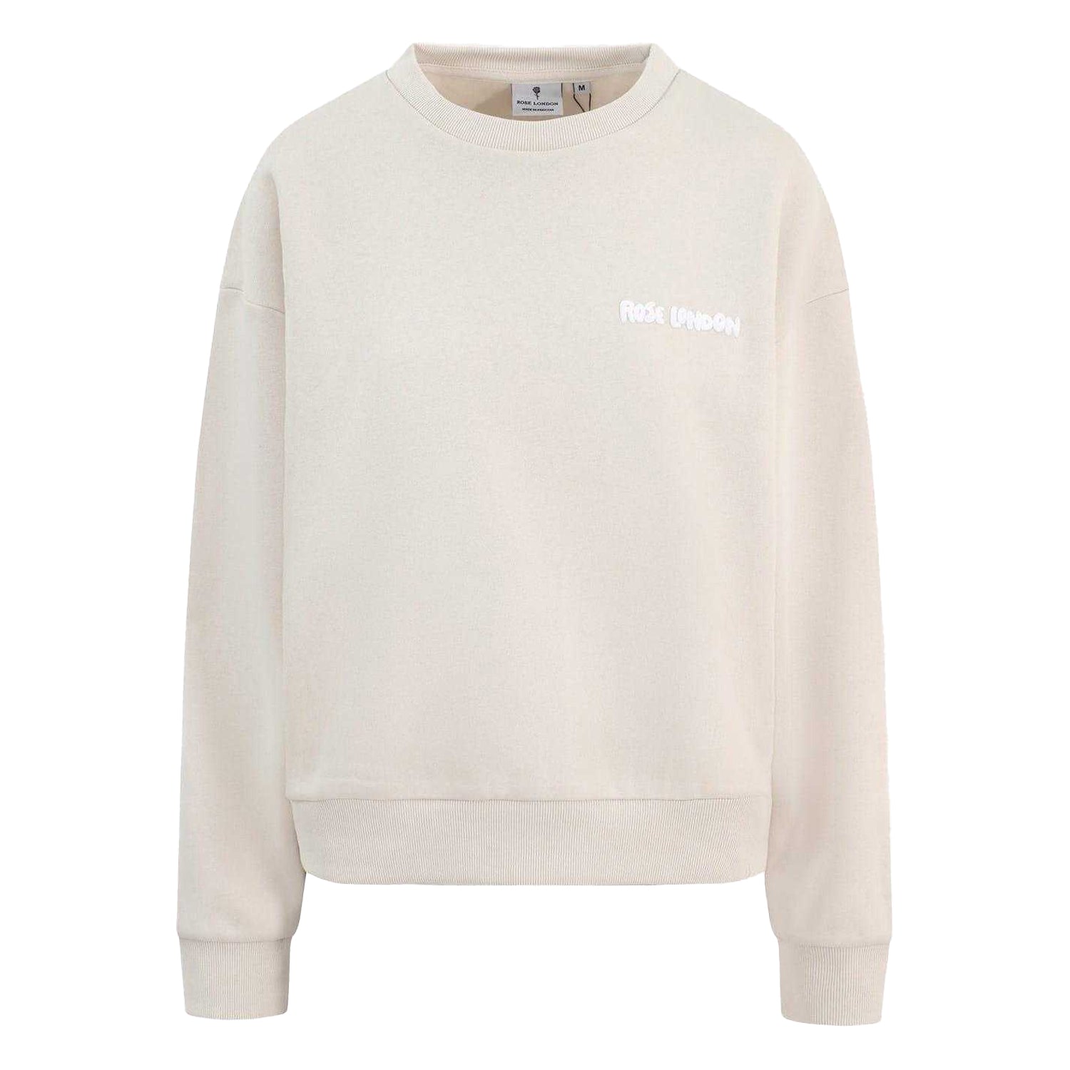 Summer Sand - Front - Rose London Womens-Ladies Authentic Logo Sweatshirt