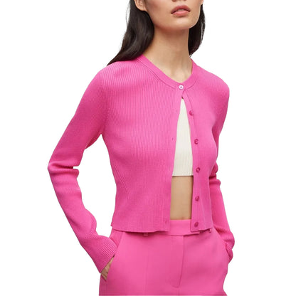 Pink Blend - Side - Boss Womens-Ladies Fahara Cardigan