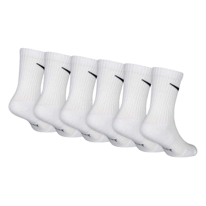 White - Back - Nike Childrens-Kids Crew Socks (Pack of 6)