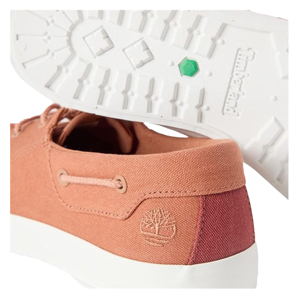 Rust - Lifestyle - Timberland Mens Canvas Flat Boat Shoes