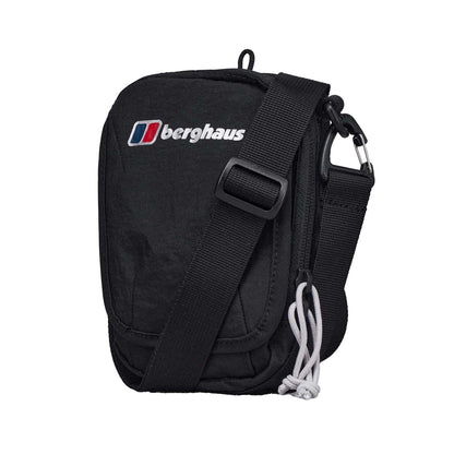Black - Pack Shot - Berghaus Logo Crossbody Bag