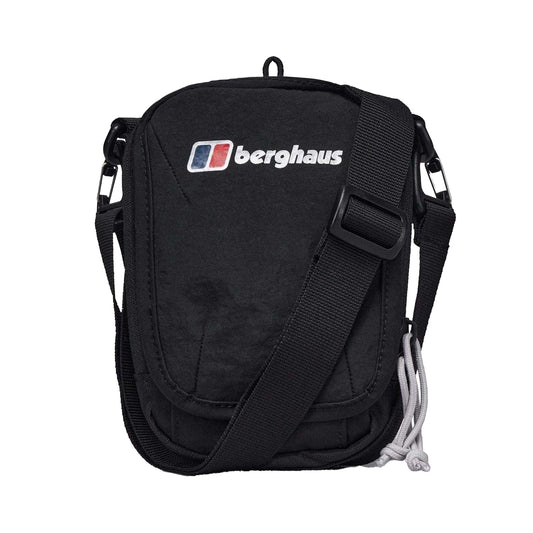 Black - Front - Berghaus Logo Crossbody Bag