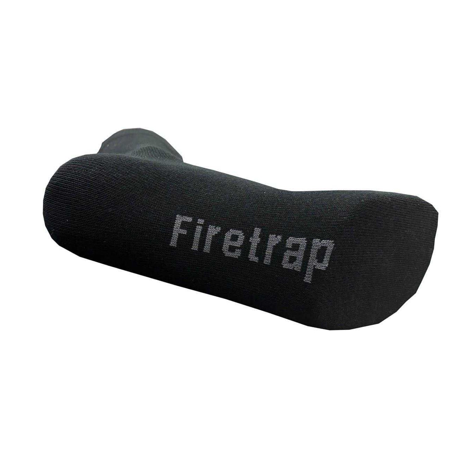 Classic Black - Back - Firetrap Mens Ankle Socks (Pack of 7)