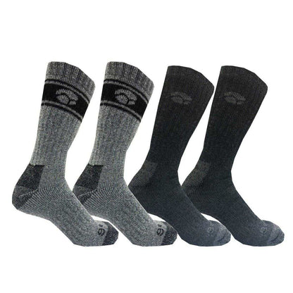 Multicoloured - Front - Gelert Mens Crew Socks (Pack of 4)