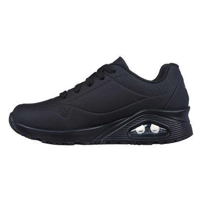 Black - Back - Skechers Womens-Ladies Uno SR Skech-Air Safety Trainers