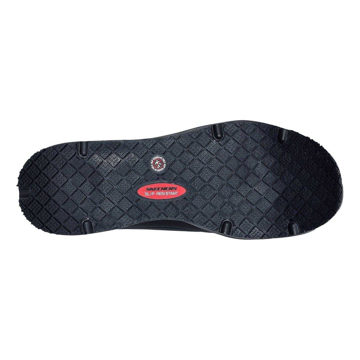 Black - Lifestyle - Skechers Womens-Ladies Uno SR Skech-Air Safety Trainers