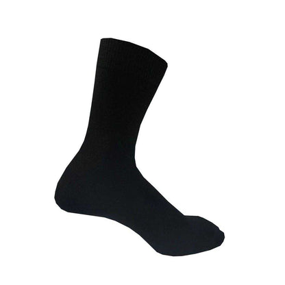 Classic Black - Side - Firetrap Mens Crew Socks (Pack of 7)