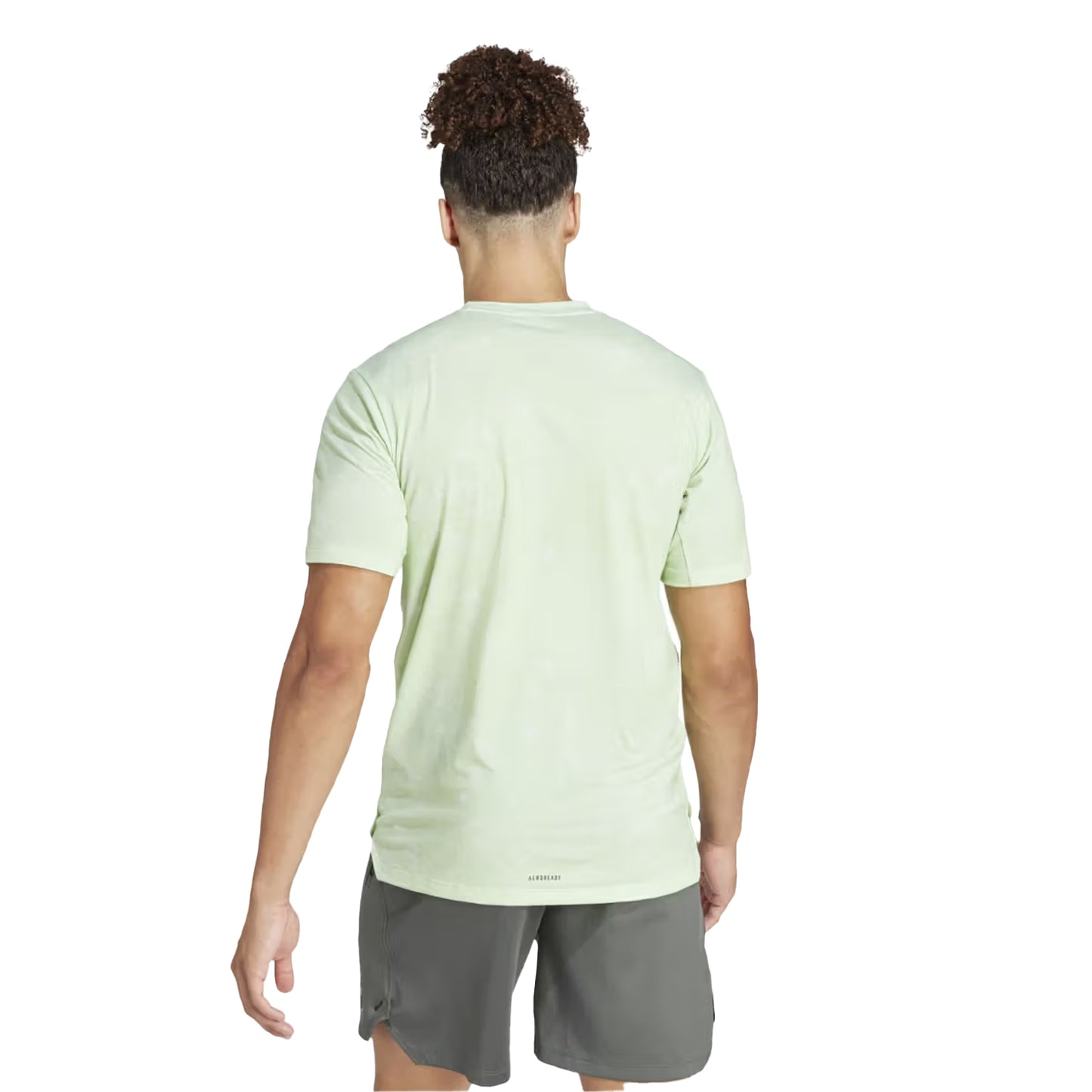 Green - Back - Adidas Unisex Adult Power Training T-Shirt