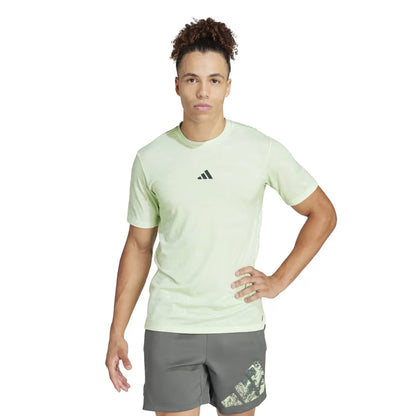 Green - Side - Adidas Unisex Adult Power Training T-Shirt
